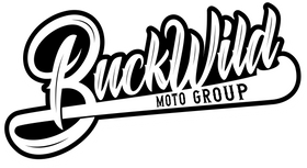 Buckwild Moto Group logo in white