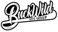 Buckwild Moto Group logo in white