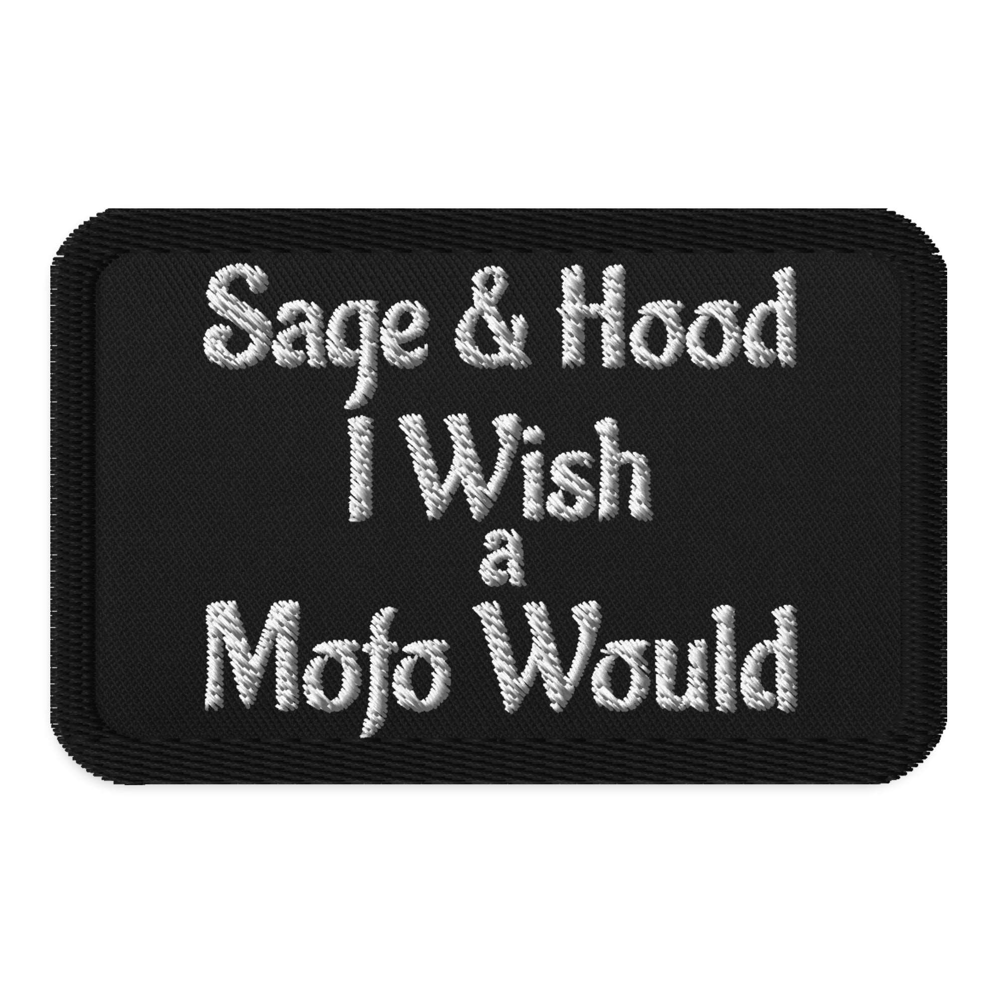 Sage & Hood Embroidered Patch