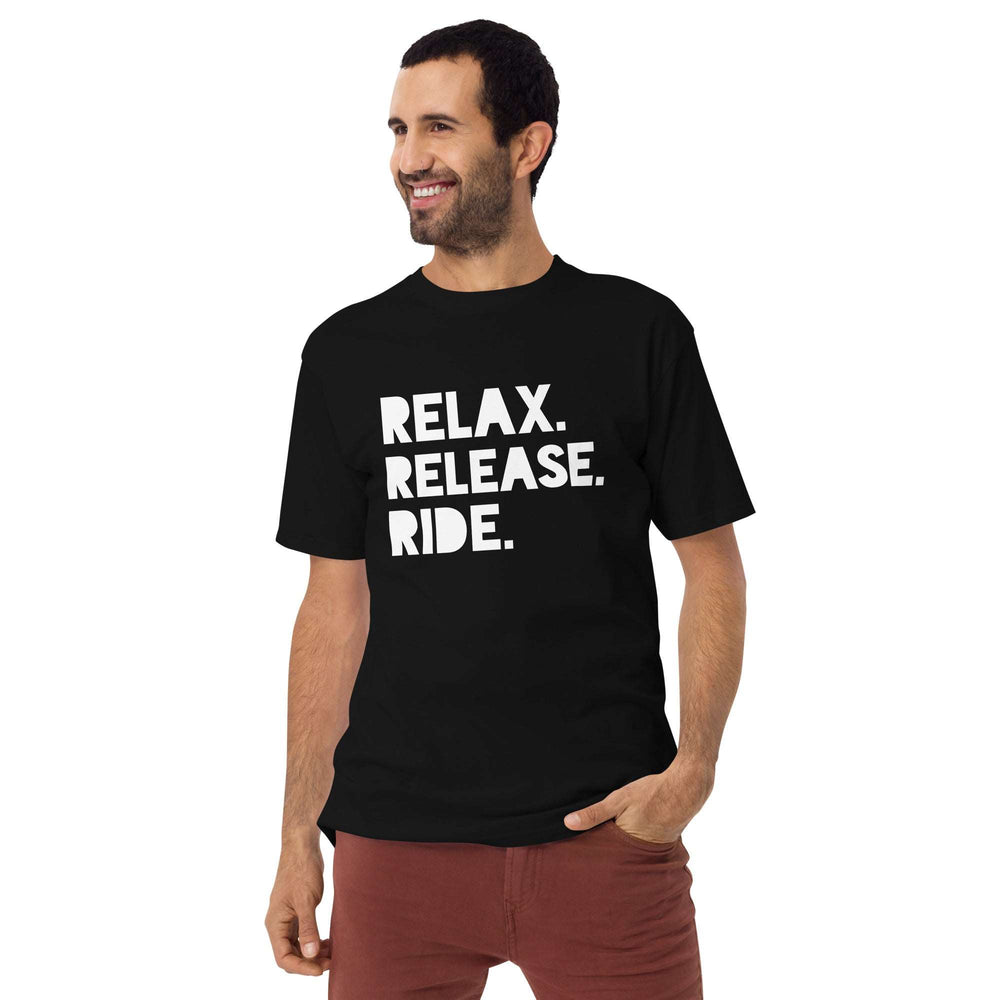 Relax. Release. Ride. Heavyweight Tee