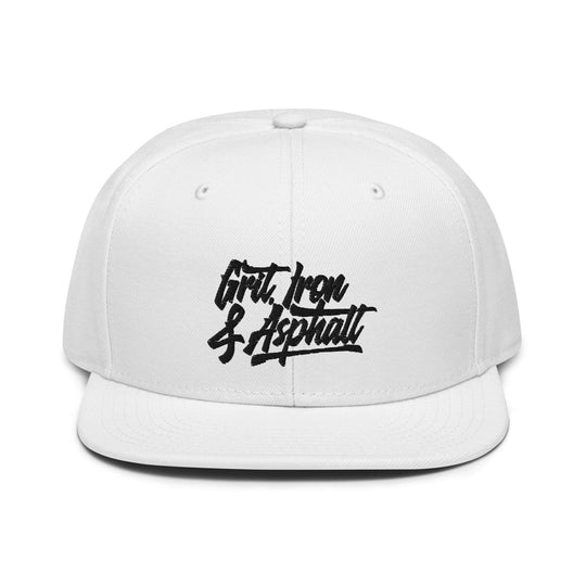 Grit, Iron & Asphalt 3D Puff Embroidered Snapback Hat