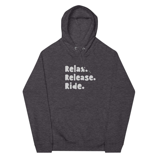 Relax. Release. Ride Embroidered Eco Hoodie